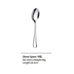 1pc 1010 Dinner Spoon + 1pc 1010 Dinner Fork