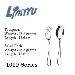 1pc 1010 Teaspoon + 1pc 1010 Salad Fork