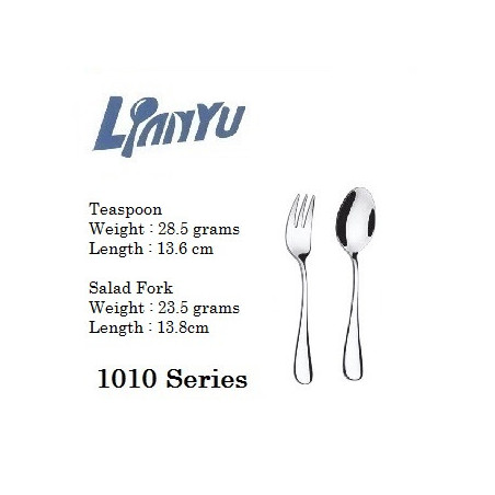 1pc 1010 Teaspoon + 1pc 1010 Salad Fork